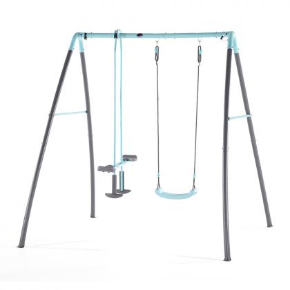 Plum Premium metal sling and plate seesaw with Fog spray function - grey