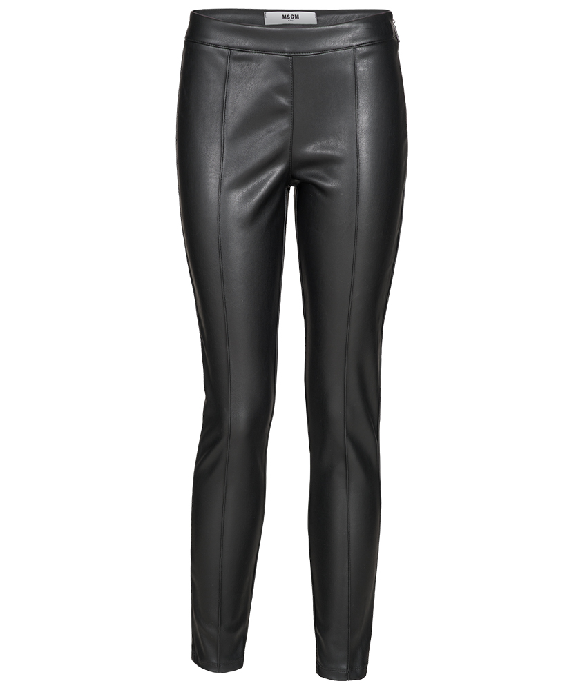 Kids Style Lounge | MSGM leather-look leggings in black | High Fashion ...