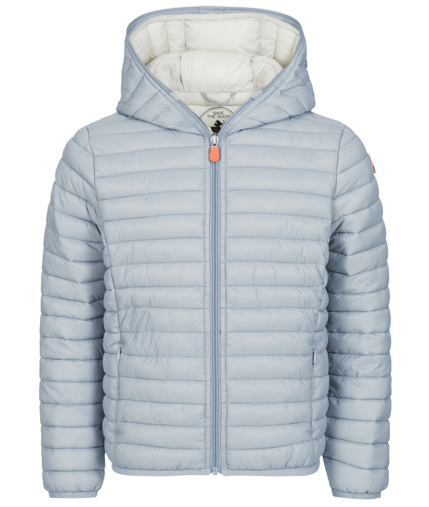 Kids Style Lounge Save The Duck Giga Plumtech Jacket Dusty Blue High Fashion Online For Kids