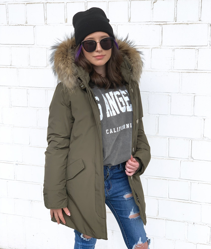 Woolrich real top fur