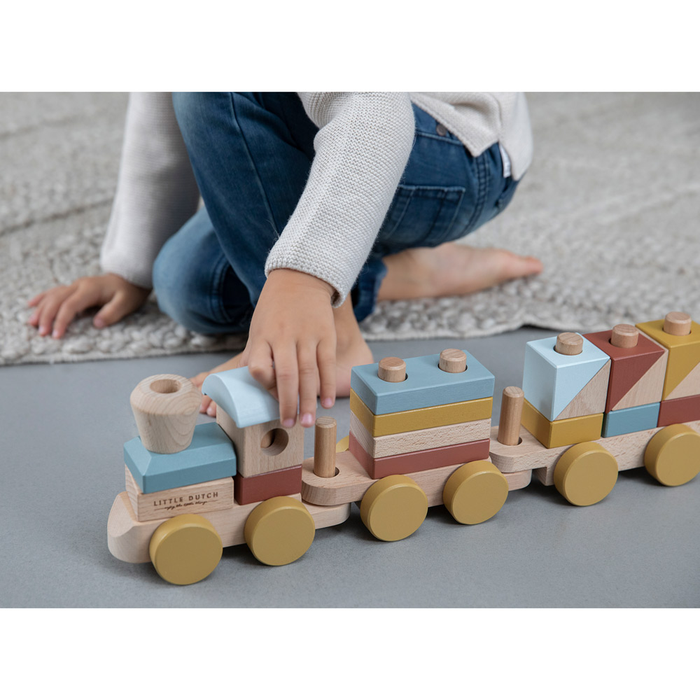 little dutch wooden train