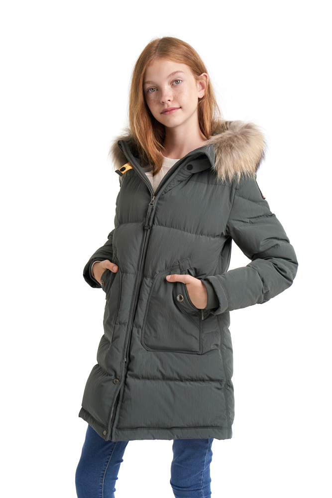 parajumpers light long bear down jacket